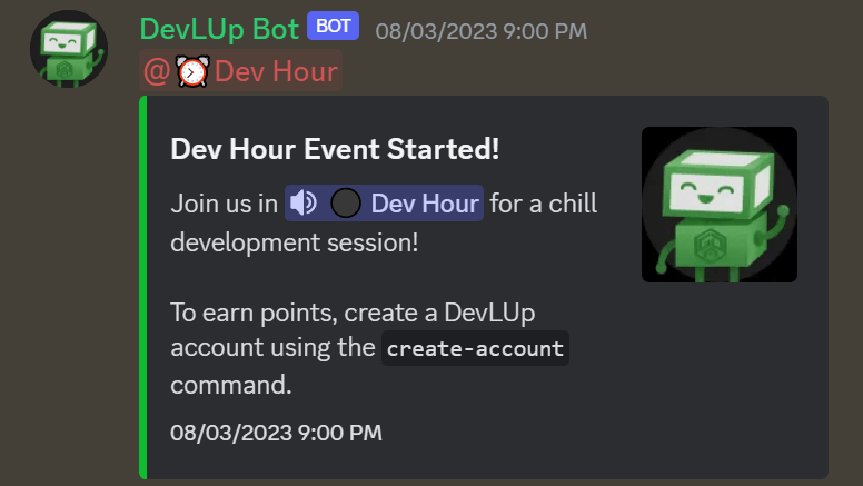 DevLUp Discord Bot