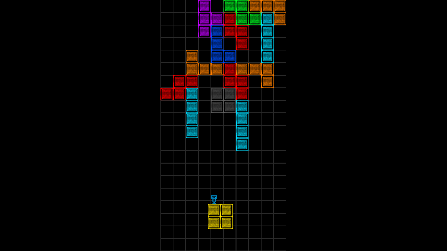 Gravitational Tetris